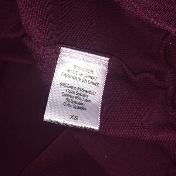 Young Fabulous & Broke Cold shoulder sweatshirt - Picture 6 of 6